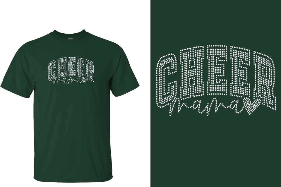 Rhinestones CA Cheer Athletics Cheer Mama Unisex T-shirt