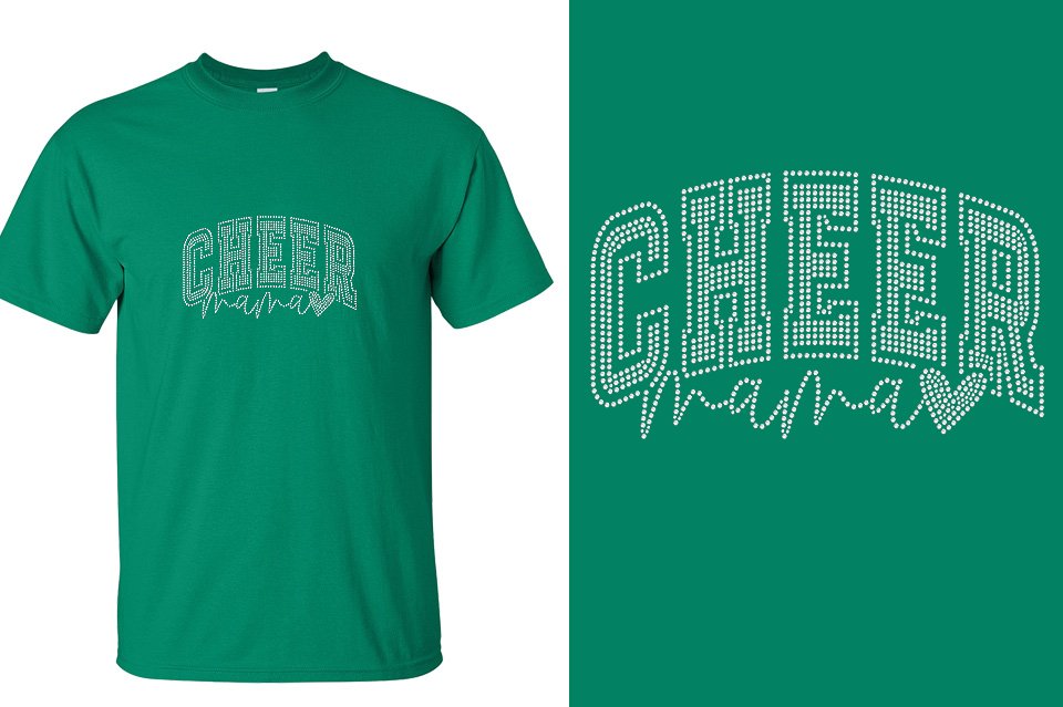 Rhinestones CA Cheer Athletics Cheer Mama Unisex T-shirt