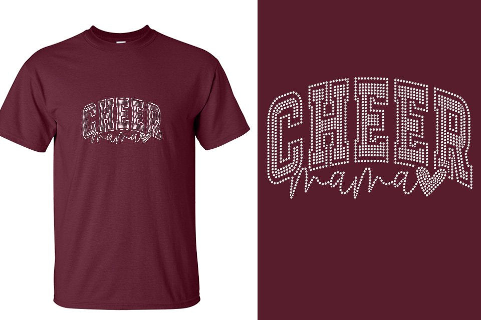 Rhinestones CA Cheer Athletics Cheer Mama Unisex T-shirt
