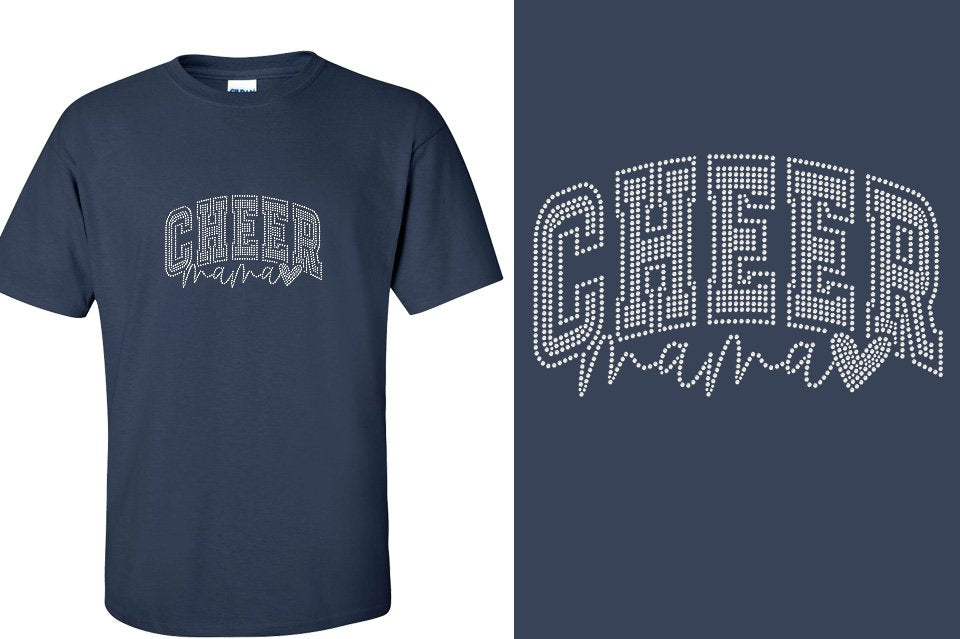 Rhinestones CA Cheer Athletics Cheer Mama Unisex T-shirt