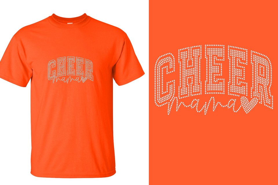 Rhinestones CA Cheer Athletics Cheer Mama Unisex T-shirt