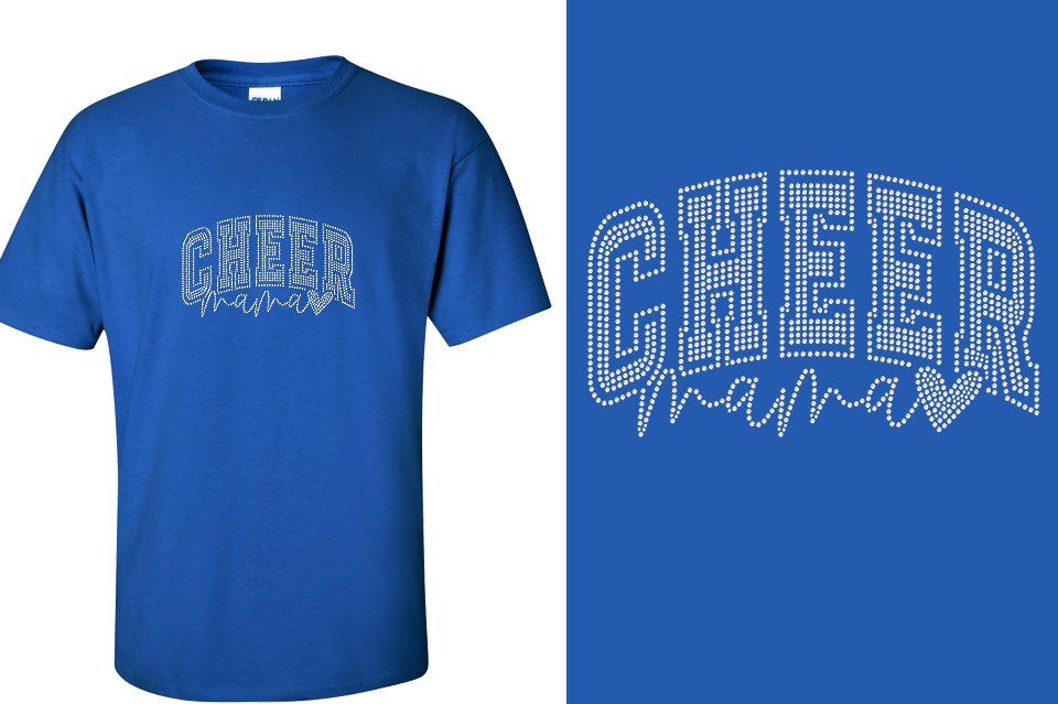 Rhinestones CA Cheer Athletics Cheer Mama Unisex T-shirt