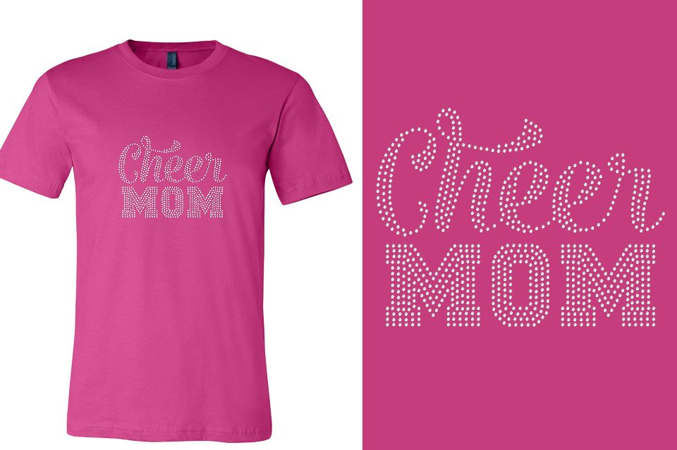 Rhinestones CA Cheer Athletics Cheer Mom Unisex T-shirt