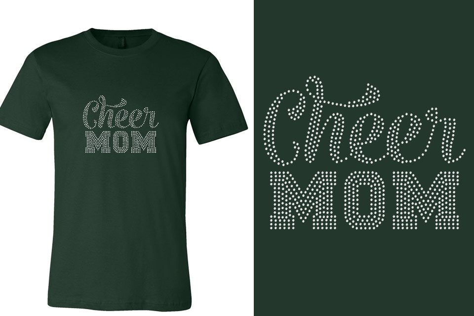 Rhinestones CA Cheer Athletics Cheer Mom Unisex T-shirt