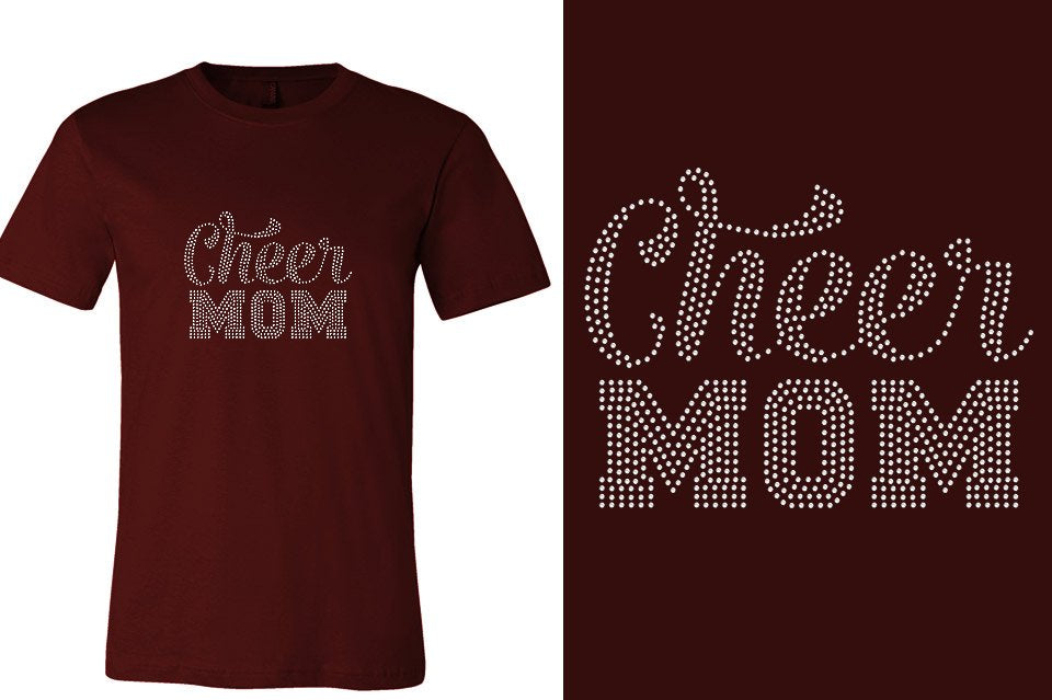 Rhinestones CA Cheer Athletics Cheer Mom Unisex T-shirt