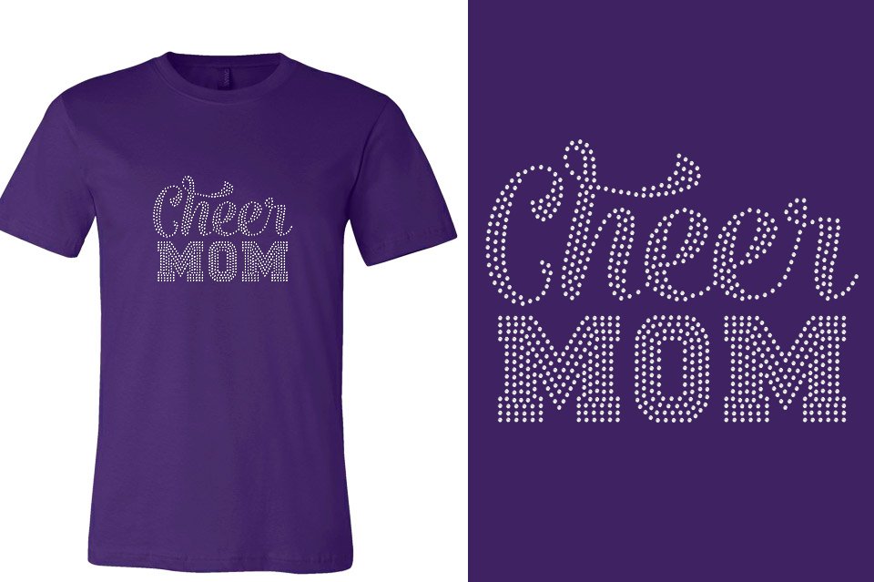 Rhinestones CA Cheer Athletics Cheer Mom Unisex T-shirt