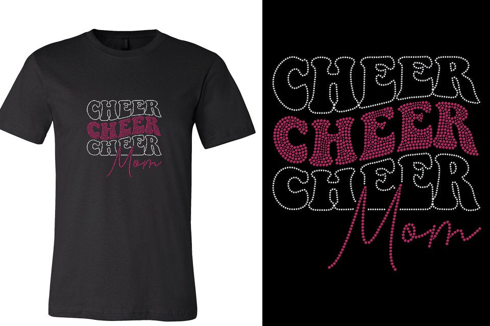 Rhinestones CA Cheer Athletics Cheer Mom Unisex T-shirt