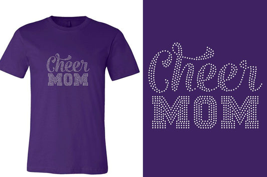 Rhinestones CA Cheer Athletics Cheer Mom Unisex T-shirt